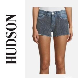 Hudson “Kenzie” denim shorts with studs!